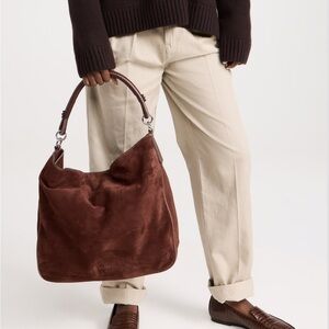 Staud Perry Suede Hobo Bag